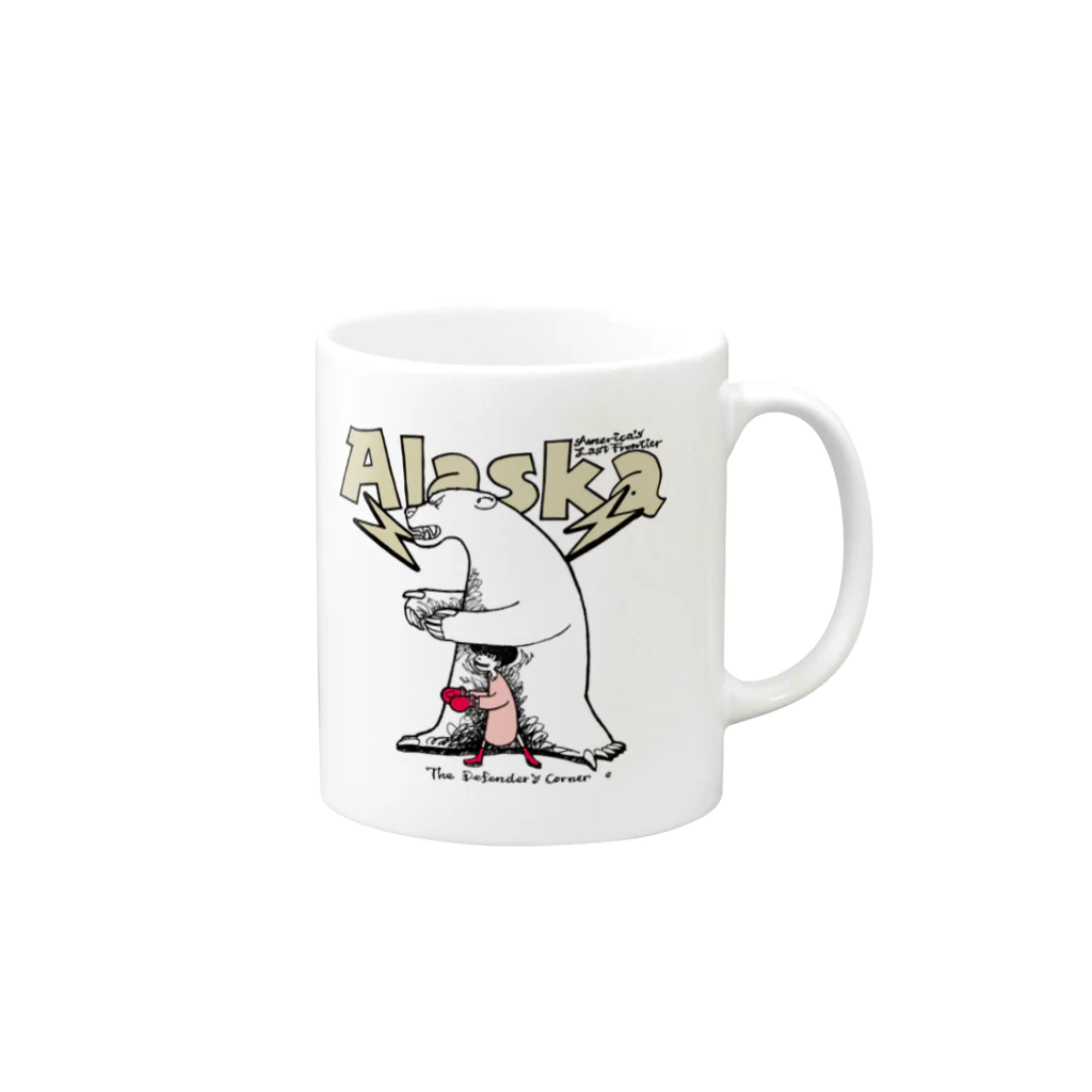 designfolioの大村せつAlaska_03 Mug :right side of the handle