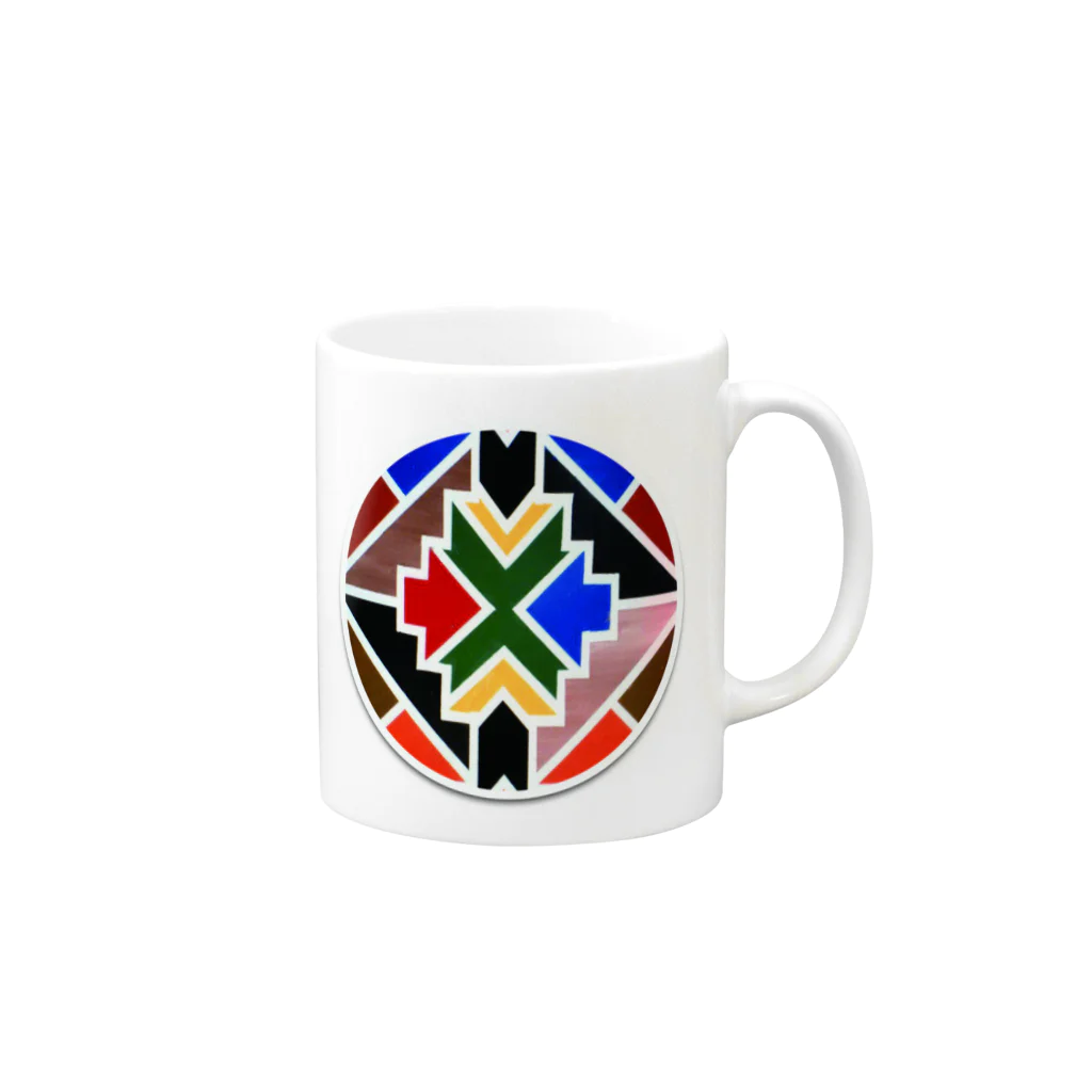 NKOSI AFRICAのunited colors Mug :right side of the handle