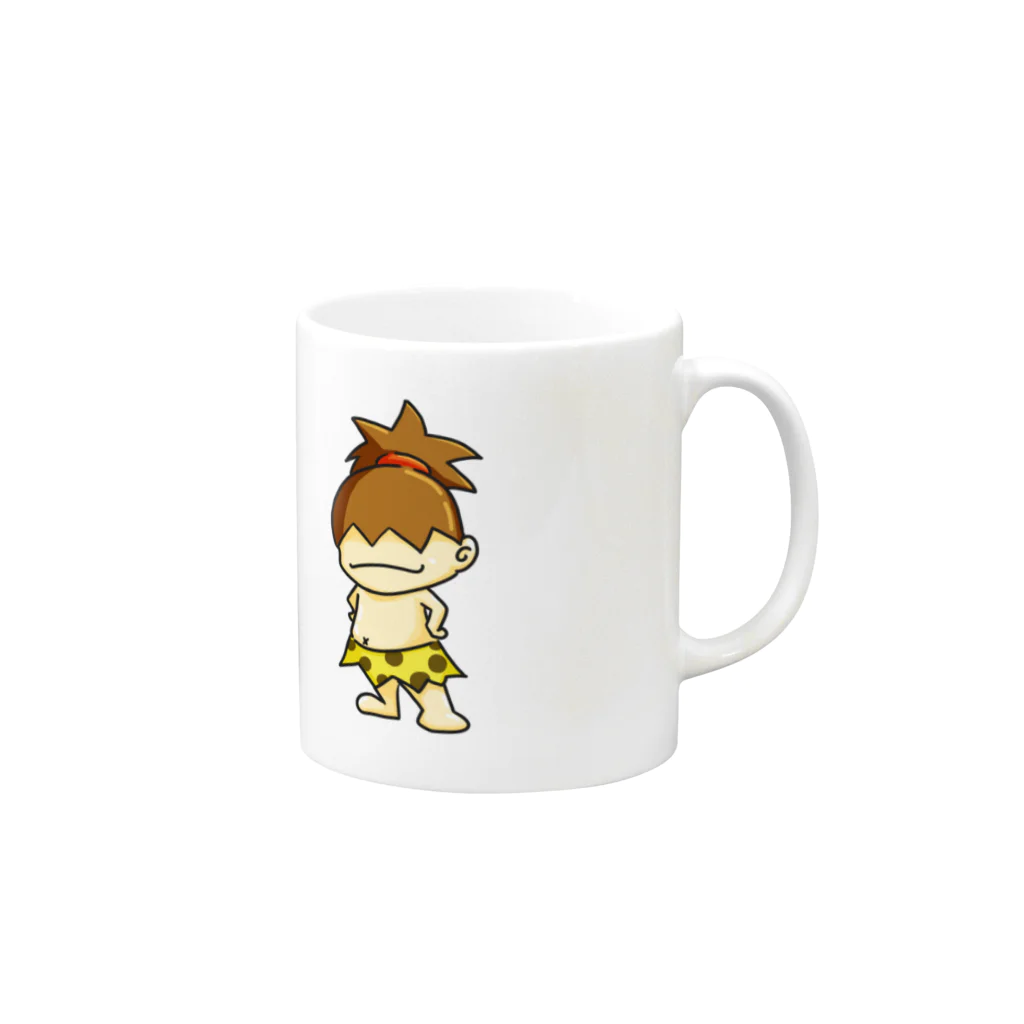 TokuoshouのGen-jinくん Mug :right side of the handle