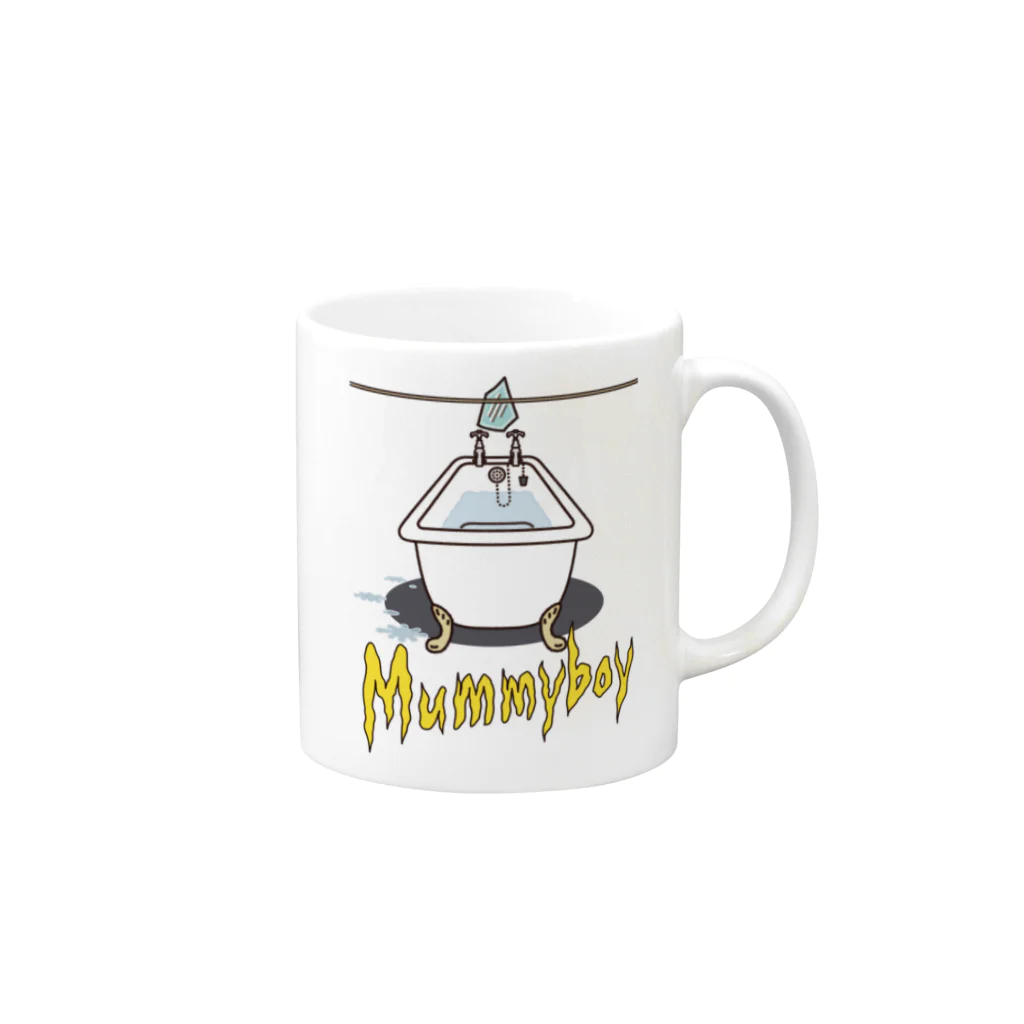 BLACKHOTCAKESのMummyboy's bathtub05 Mug :right side of the handle