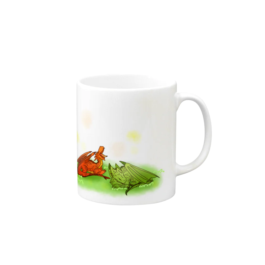 rene0508wwwwのちびドラゴンマグカップ Mug :right side of the handle