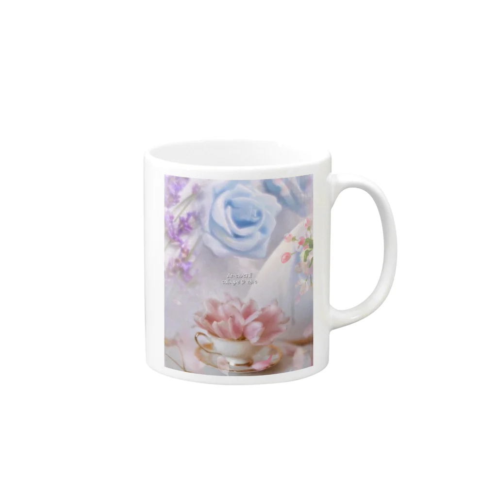 【ホラー専門店】ジルショップの上品な花々❷ Mug :right side of the handle