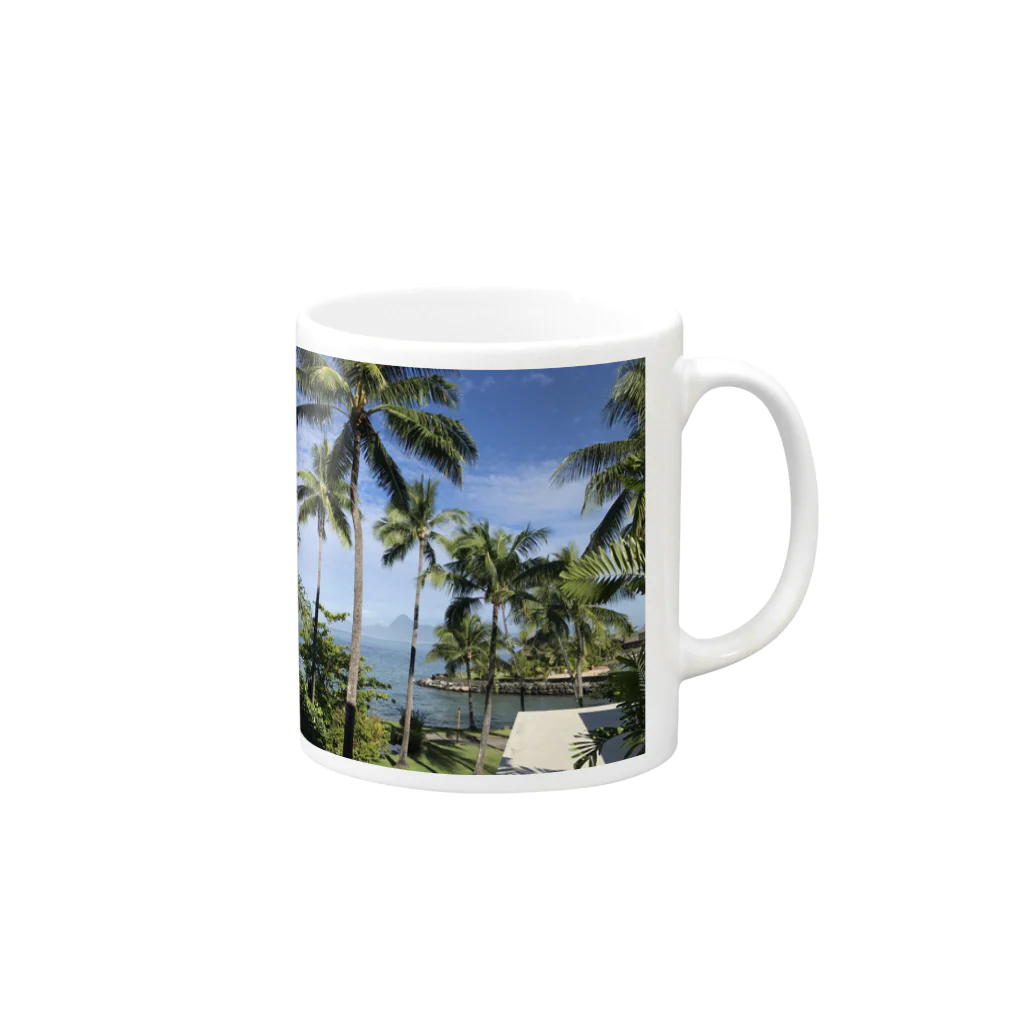 applicot houseのcoconuts of TAHITI マグカップの取っ手の右面