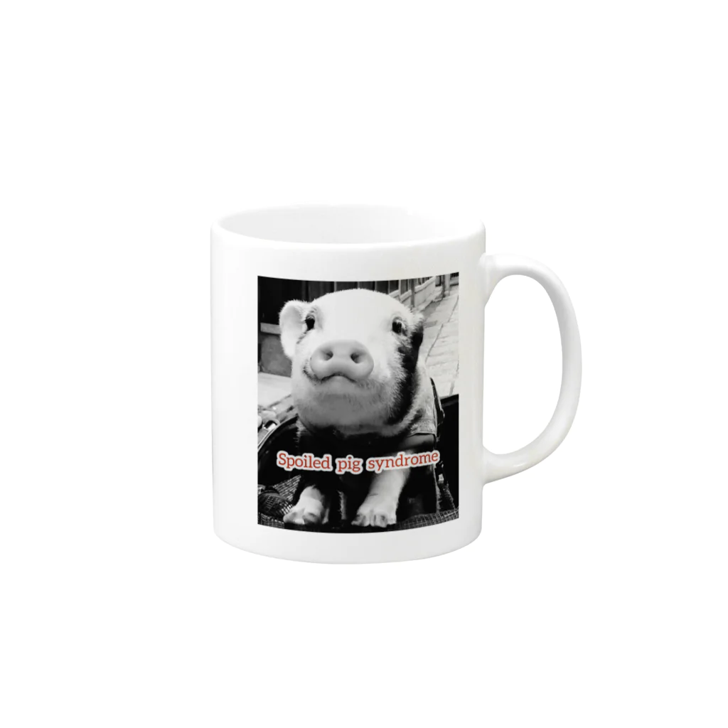 RoyalPigJapanのRoyal Pig  Mug :right side of the handle