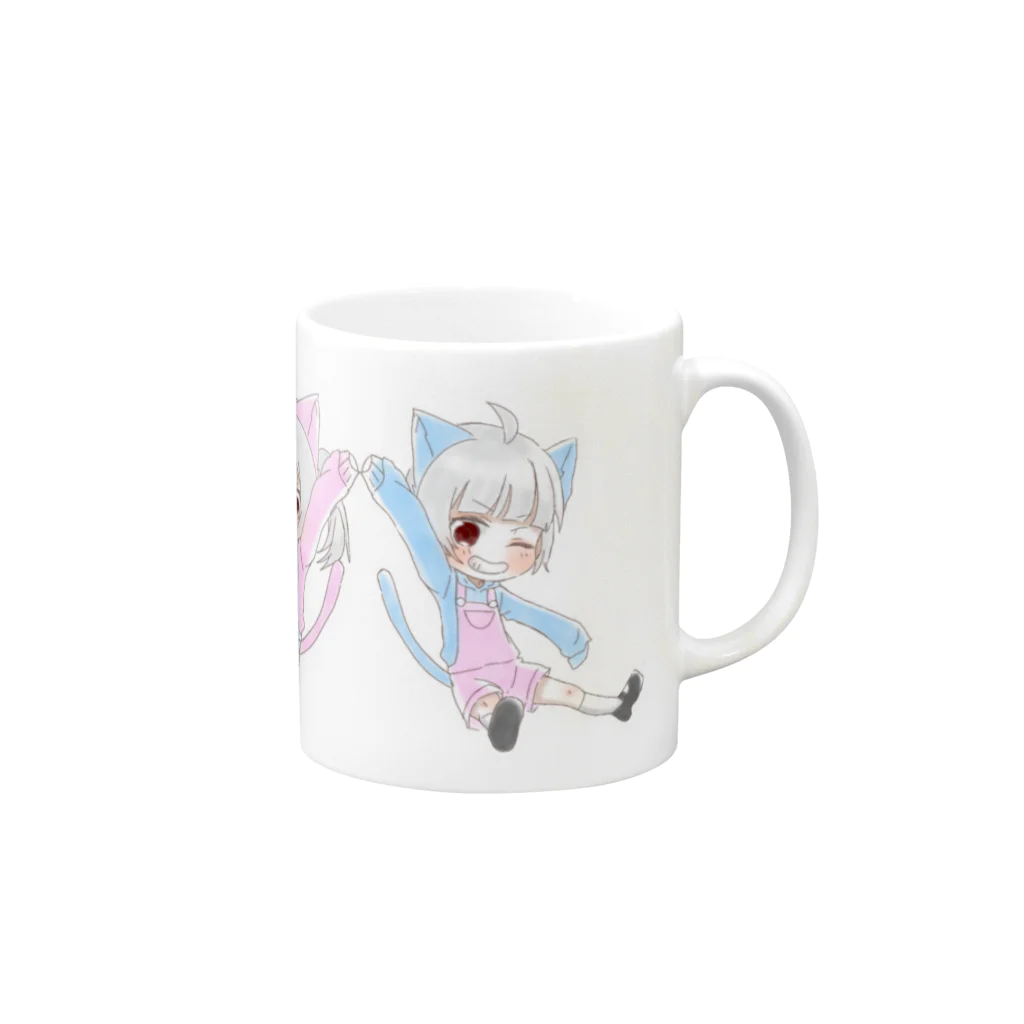 アヒャノのアヒョッ Mug :right side of the handle