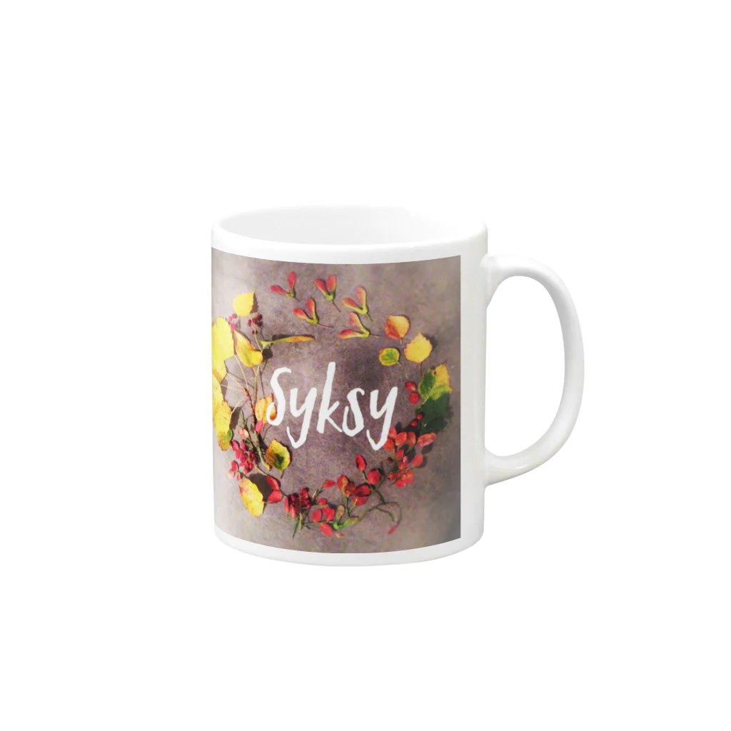 PionikkoのSyksy Mug :right side of the handle