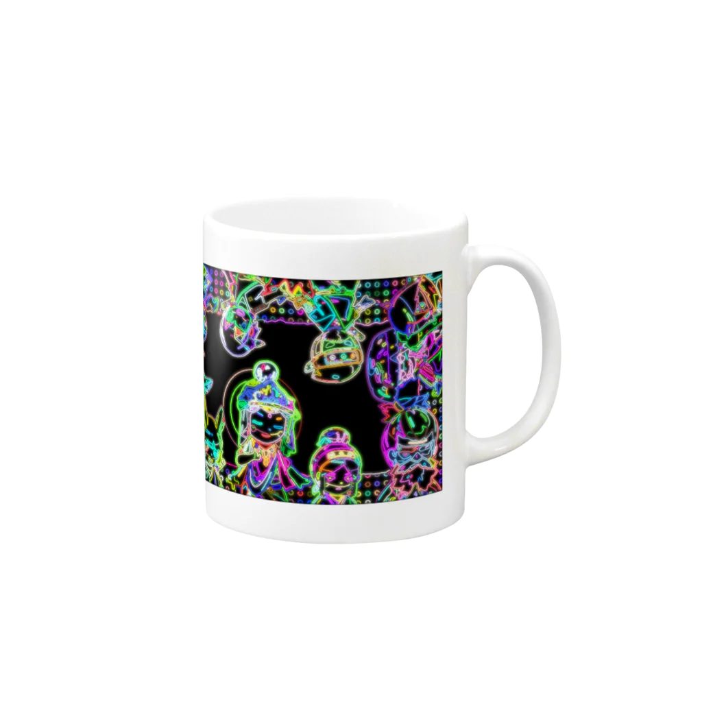 MINTのCryptoNinja ALL STAR＃００ Mug :right side of the handle