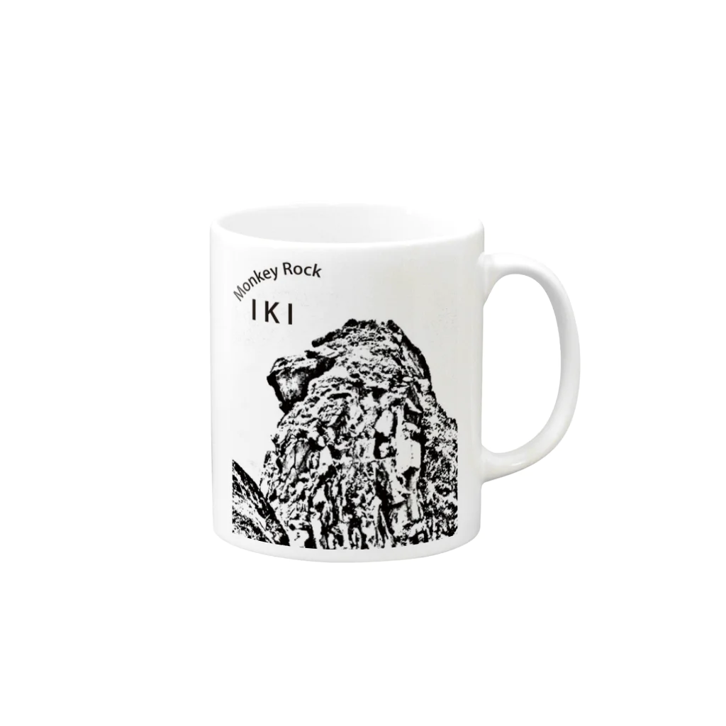 ADMS_Yuki_IKIの壱岐の猿岩！ Mug :right side of the handle