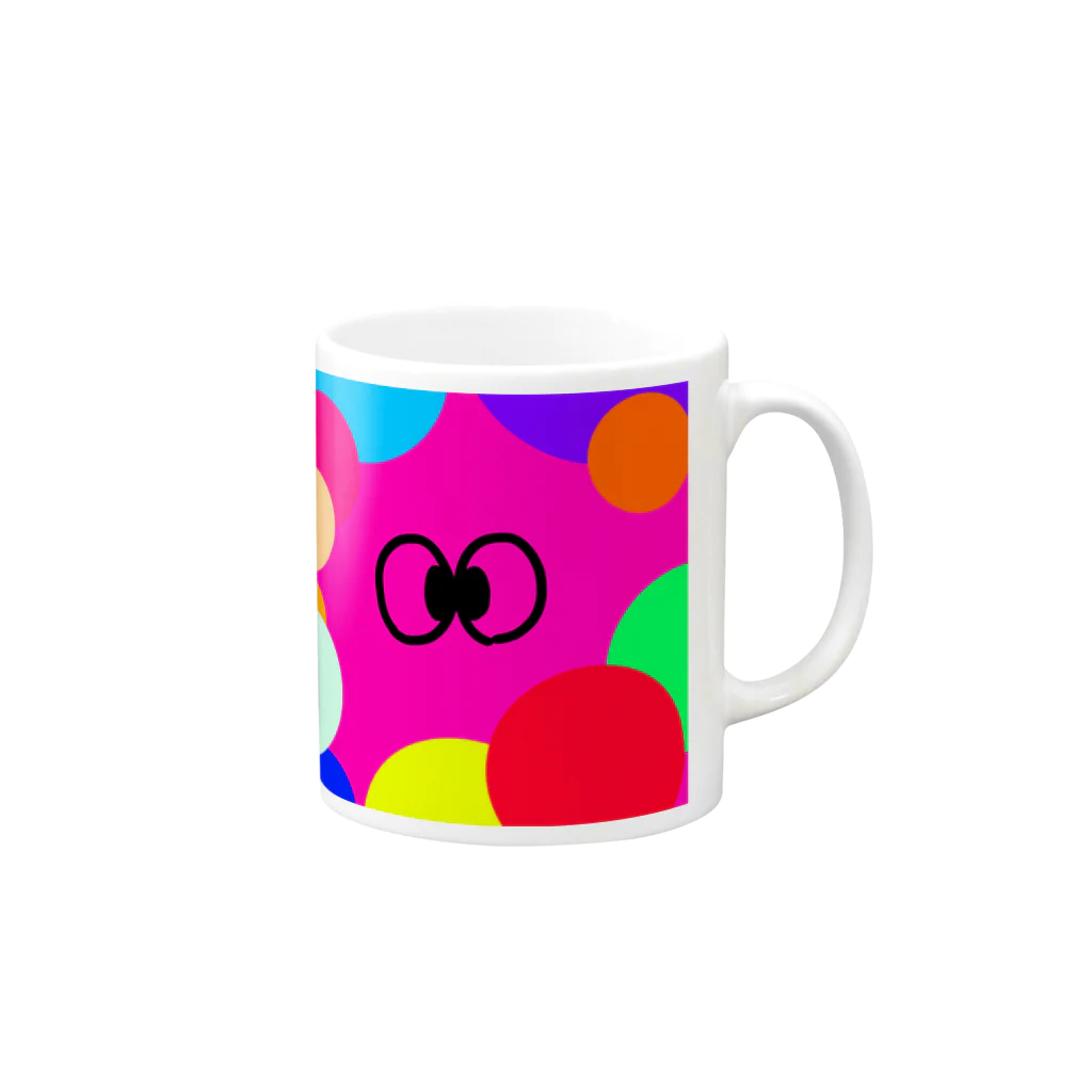 ラクガキから生まれた子たちのたまくん Mug :right side of the handle