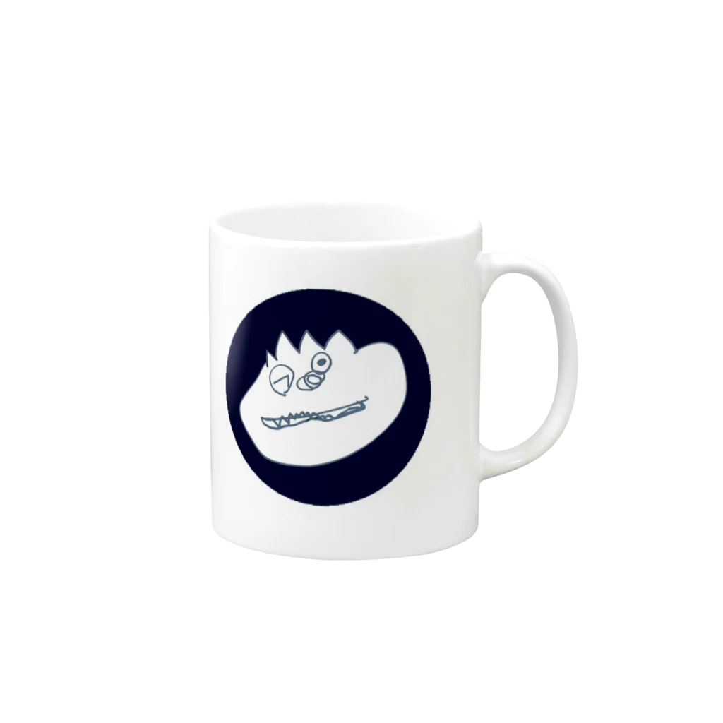 Yプロのイールくん Mug :right side of the handle