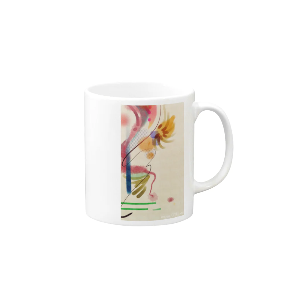 GYU_xxoのGYU Mug :right side of the handle