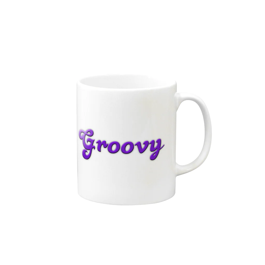 GROOVYのGROOVY マグカップの取っ手の右面