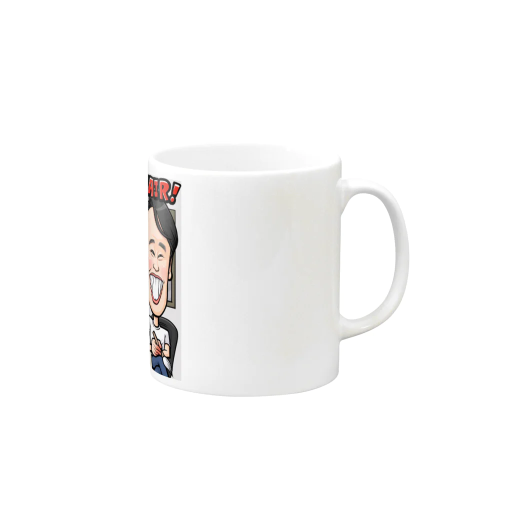 誰マイラジオ（公式）の誰マイラジオ Mug :right side of the handle