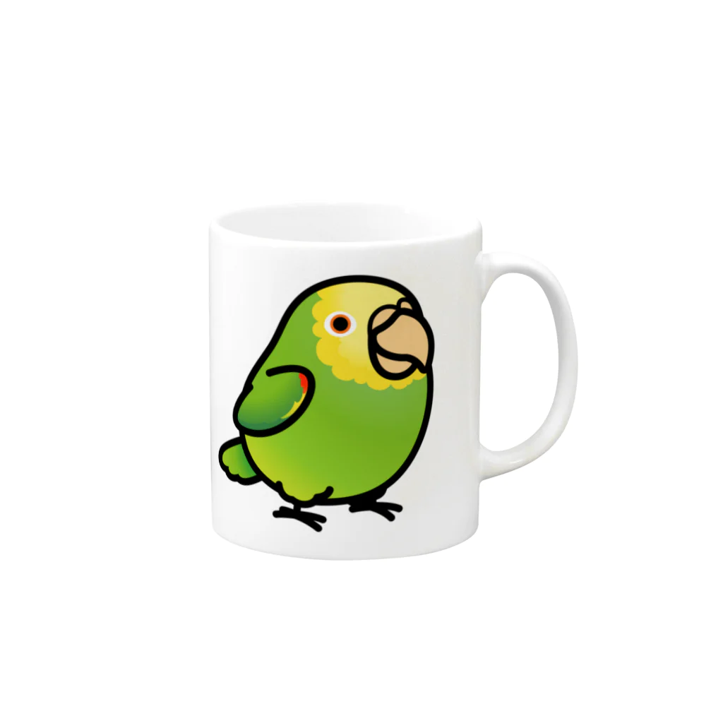 Cody the LovebirdのChubby Bird オオキボウシインコ Mug :right side of the handle