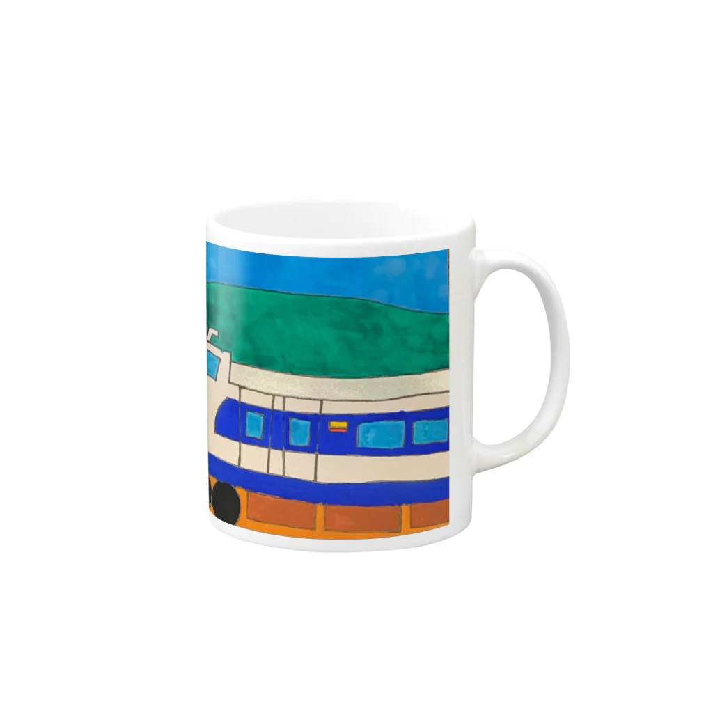 アトリエそらのいろのスピード競走 Mug :right side of the handle