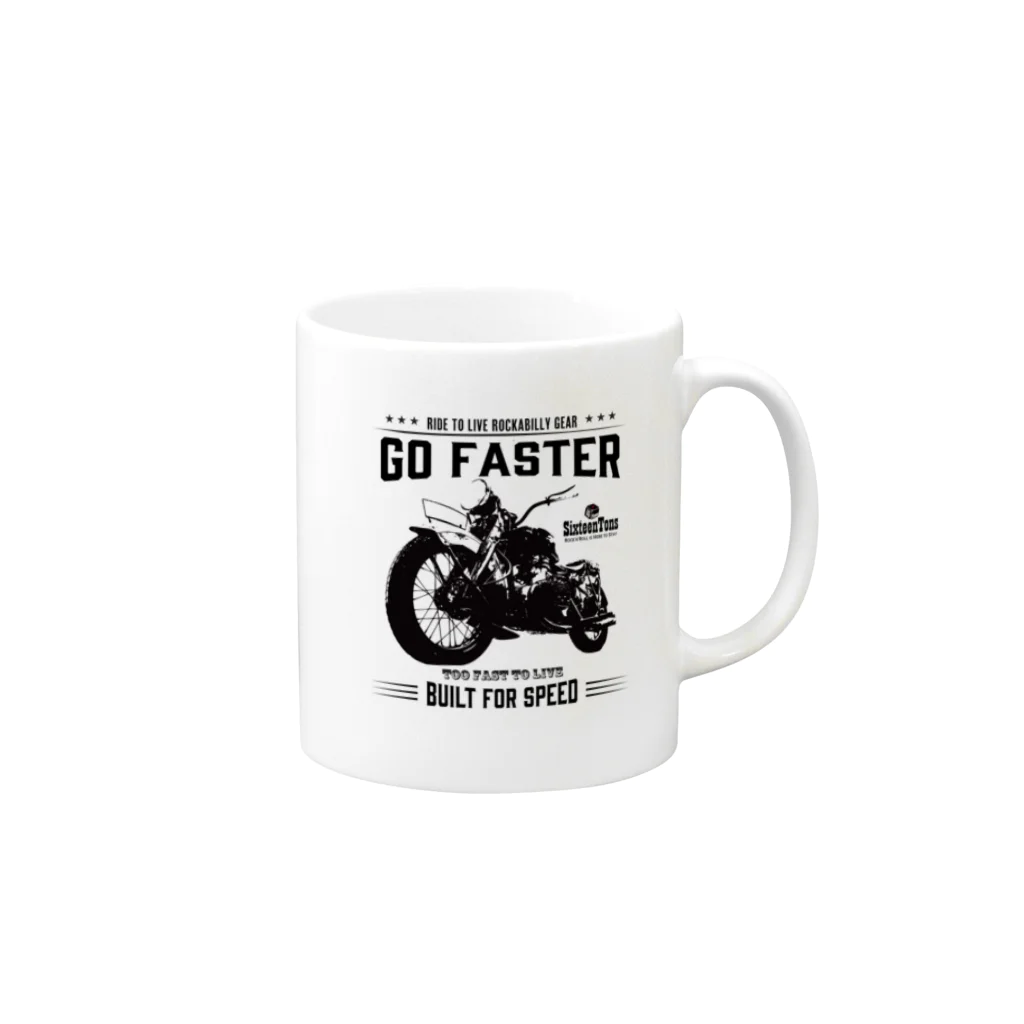 DownTheLineのGO FASTER Mug :right side of the handle