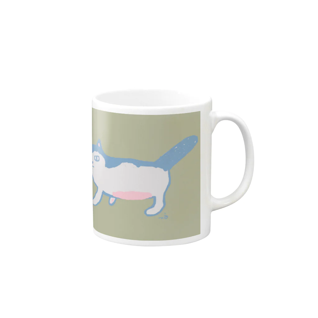 TsuchiyakaのOnaka turu-turu no ミｲchan  Mug :right side of the handle