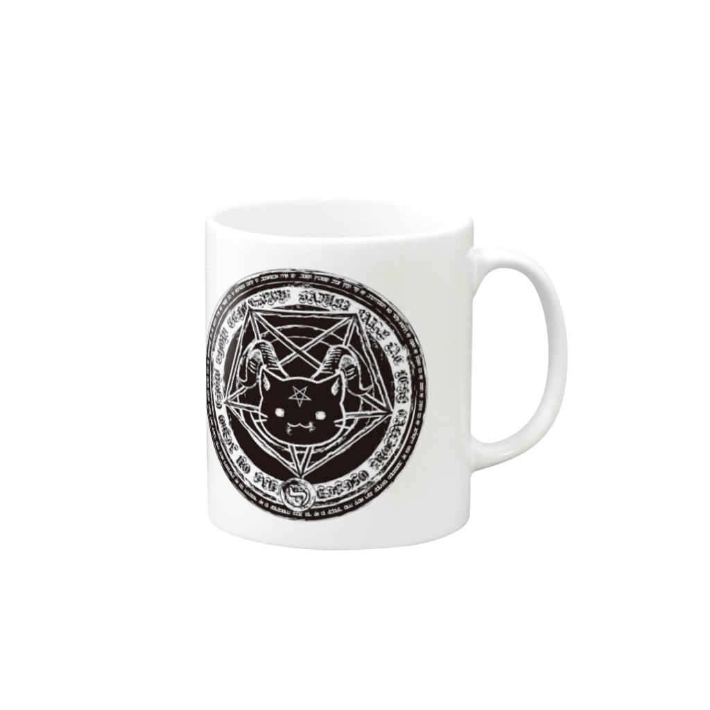 Lunatic Cat-ismのにゃたにずむ Mug :right side of the handle