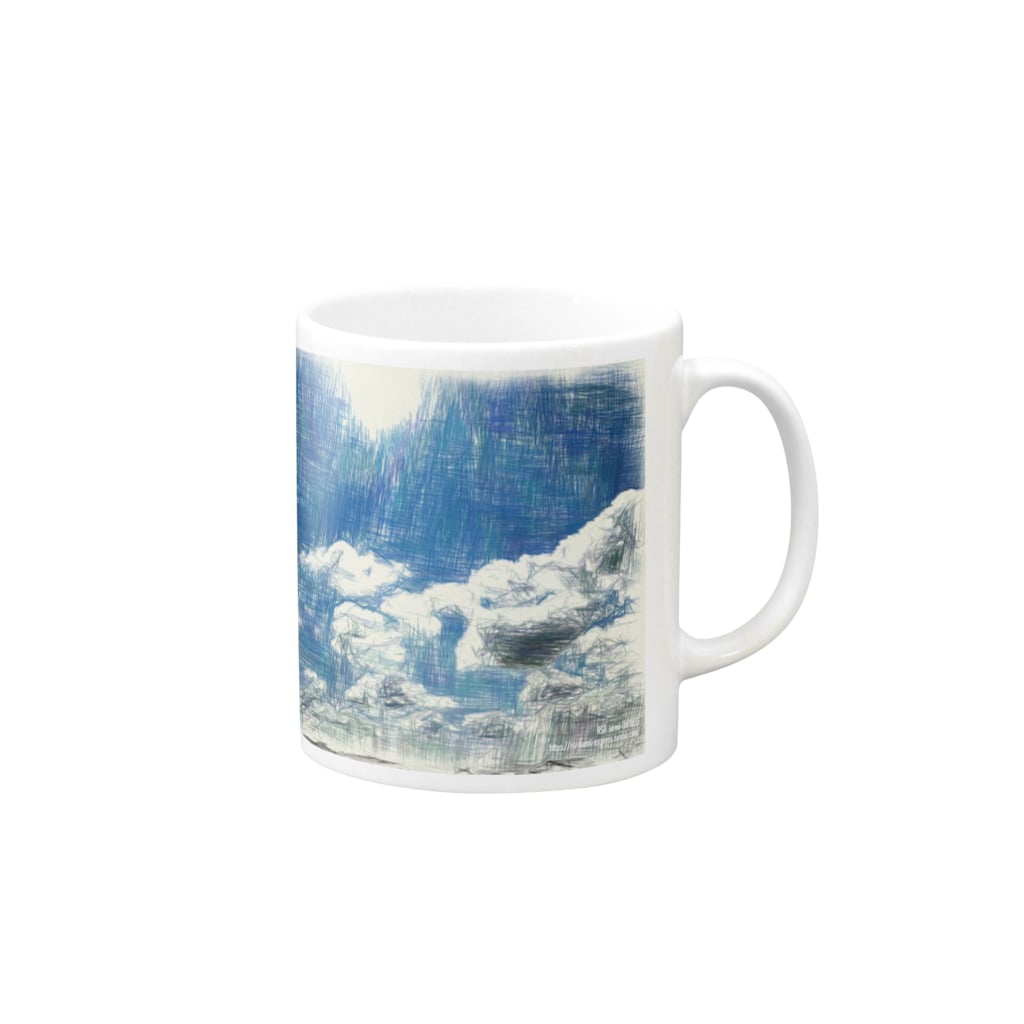 Shop GHPのWE RISE TOGETHER（その２） Mug :right side of the handle