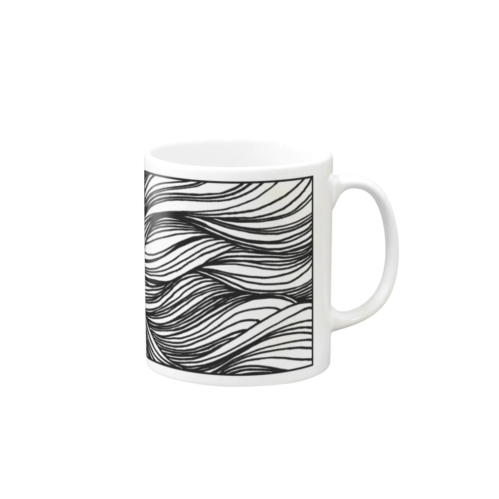 Otukoのwave Mug :right side of the handle