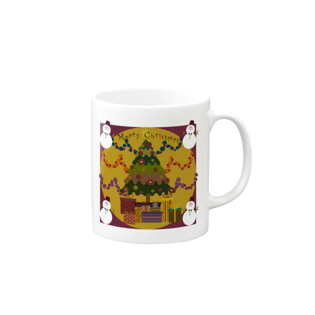 HinaのMerry Christmas Mug :right side of the handle