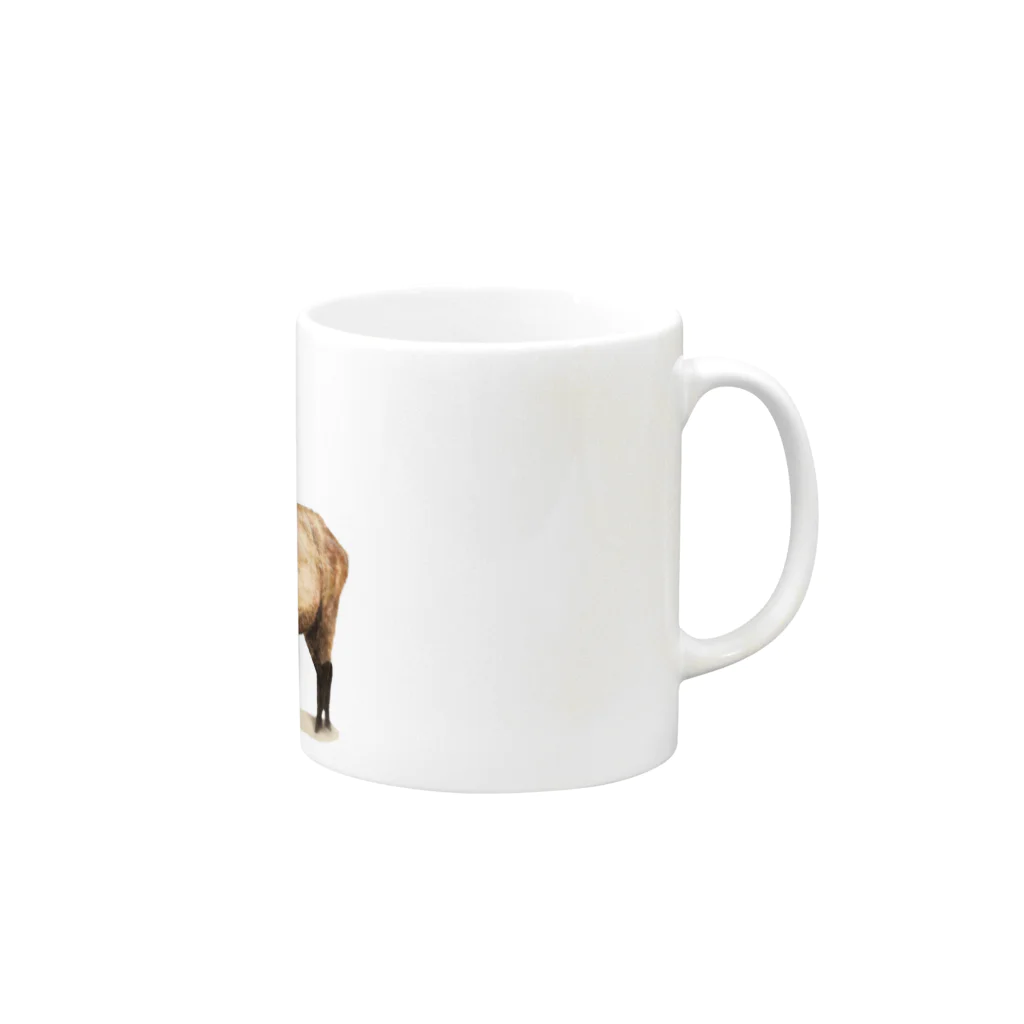 JapaneseArt Yui Shopのトナカイ Mug :right side of the handle