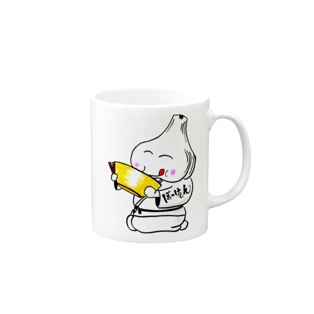 ぼっけもん　狛江のぼっけちゃん Mug :right side of the handle