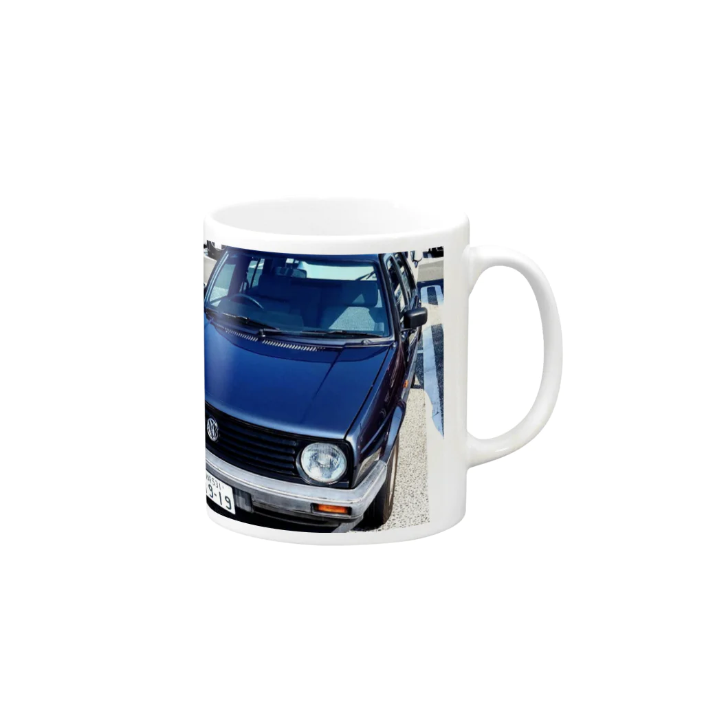 apsonの生田くん車 Mug :right side of the handle