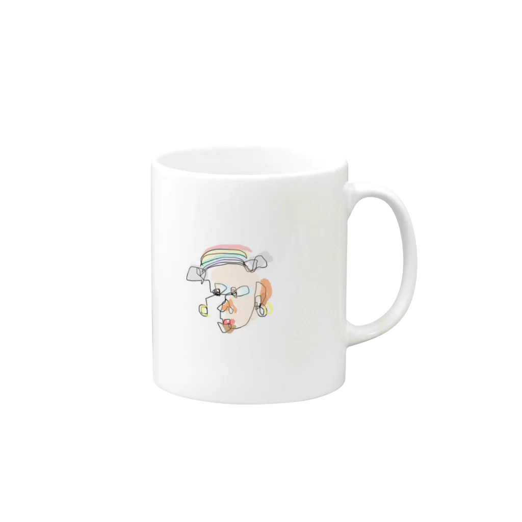 ケチャップライスのDJ Mug :right side of the handle