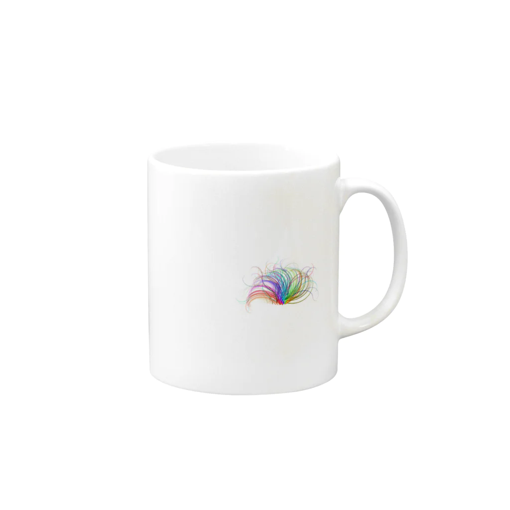 dechnostickのくさ Mug :right side of the handle