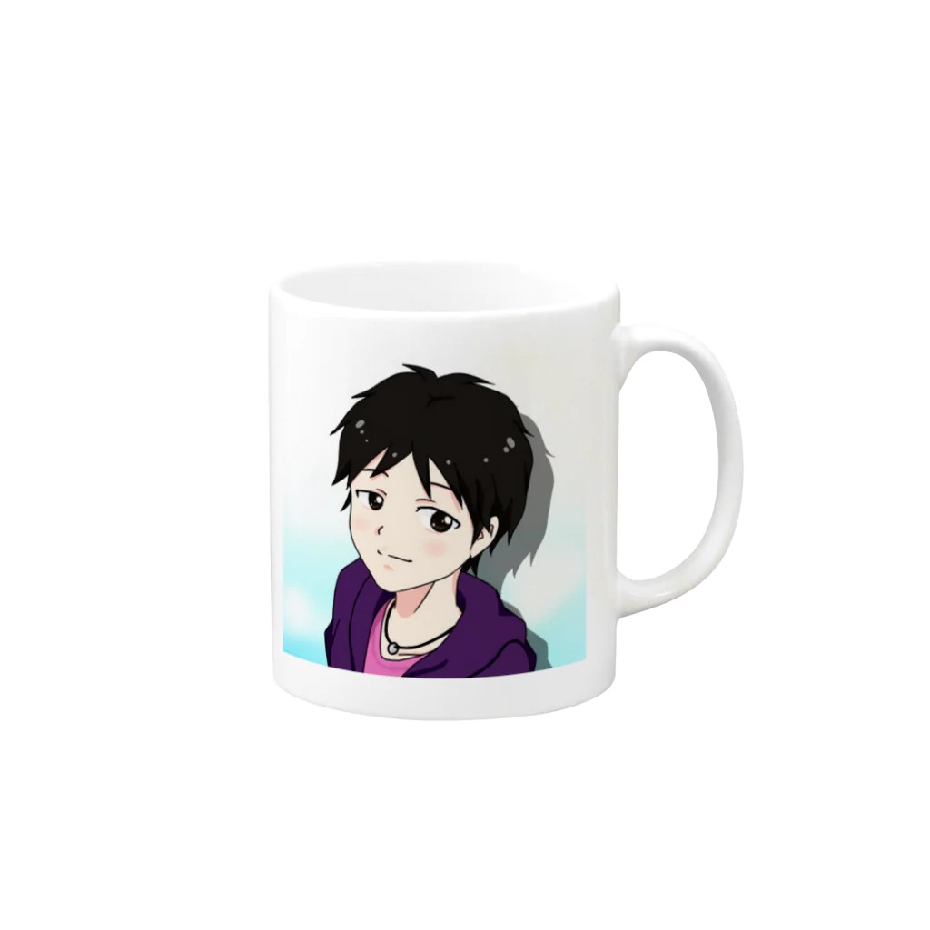 キララのかづま Mug :right side of the handle