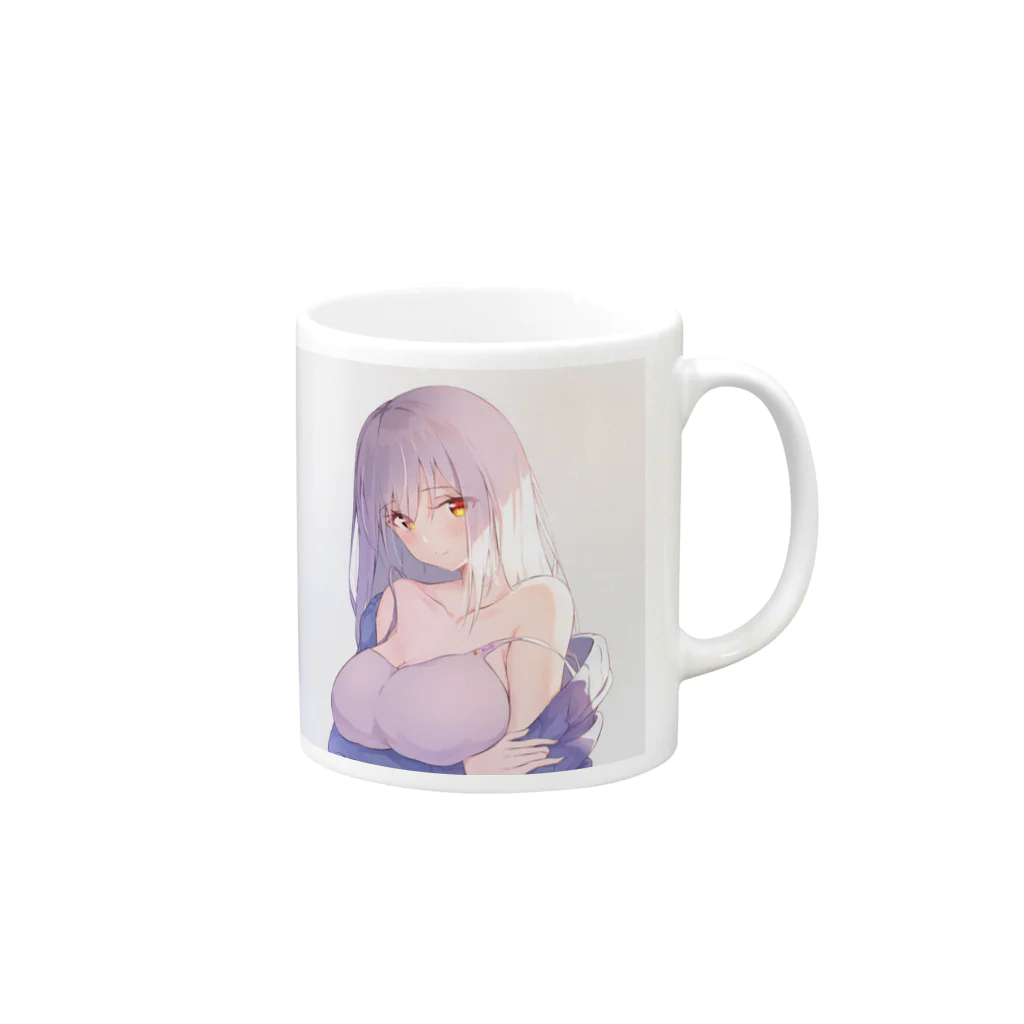 💋🍌あいなのアイコングッズ   Mug :right side of the handle