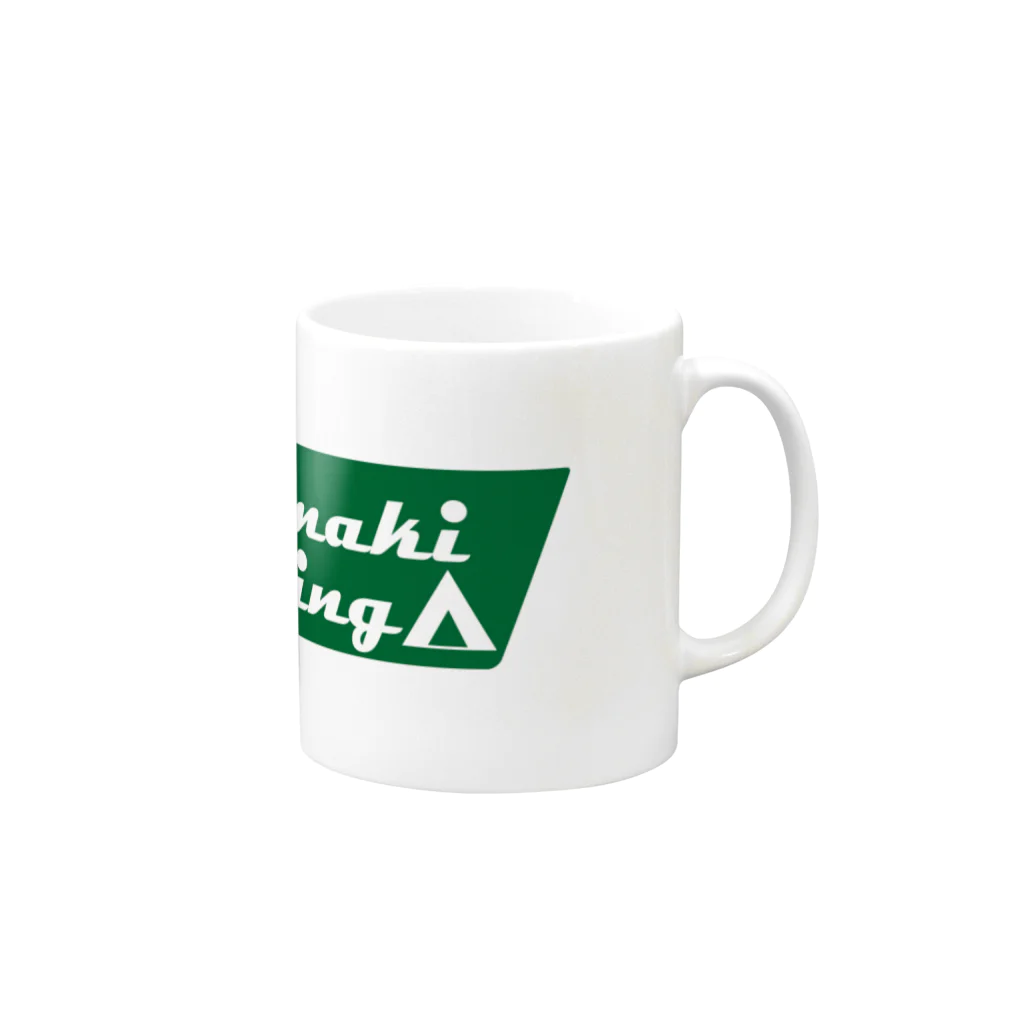 8garage SUZURI SHOPのはちまきの道楽キャンプ[HatimakiCamping] Mug :right side of the handle