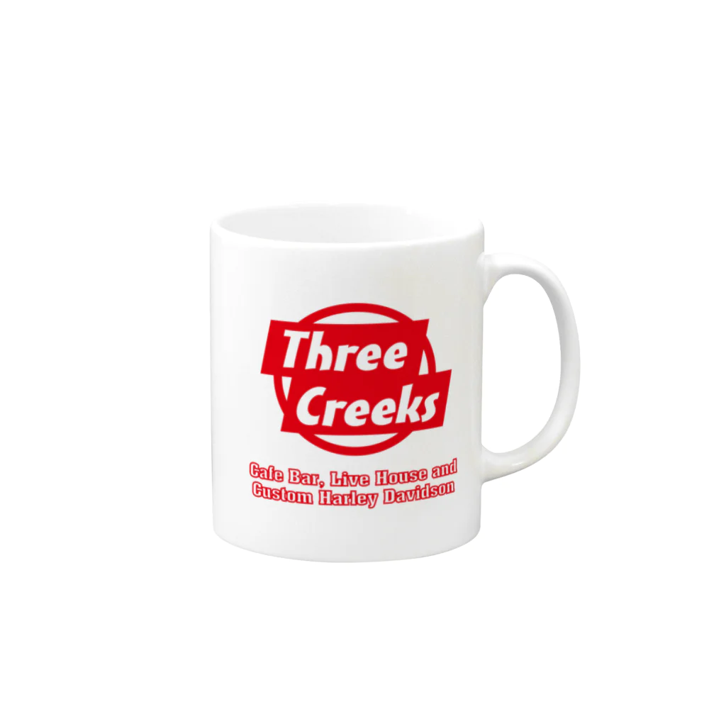 Primary_Magazine_ShopのThree Creeks マグカップの取っ手の右面