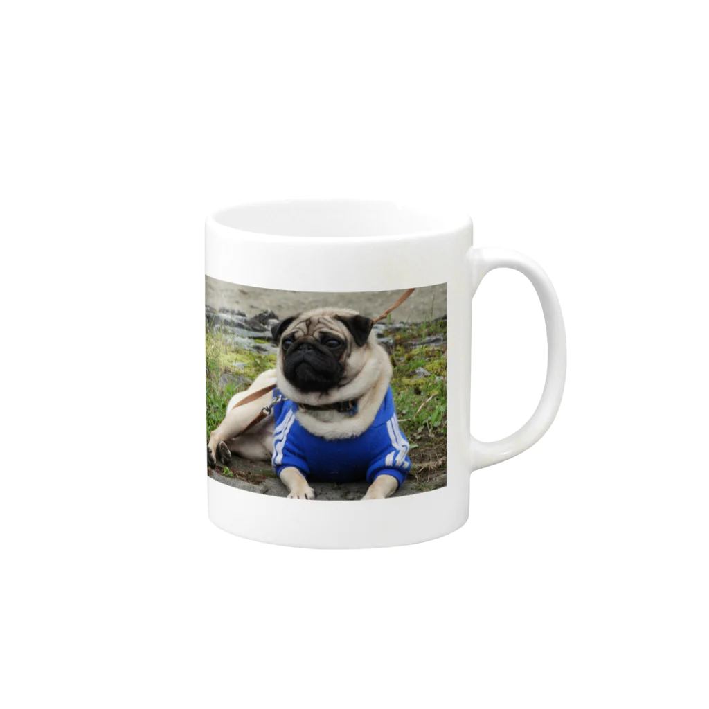 へいゆーちゃんの愛犬 Mug :right side of the handle