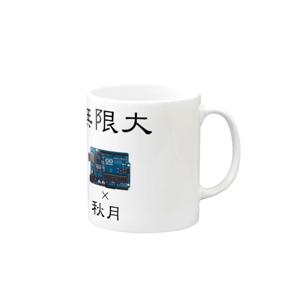 chinoppyの無限大〜ハード〜 Mug :right side of the handle