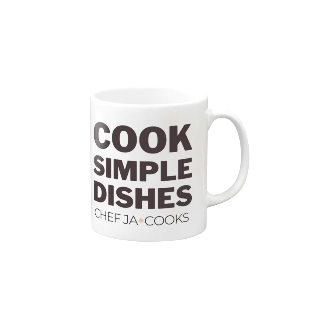 Chef JA CooksのCook Simple Dishes - Chef JA Cooks マグカップの取っ手の右面
