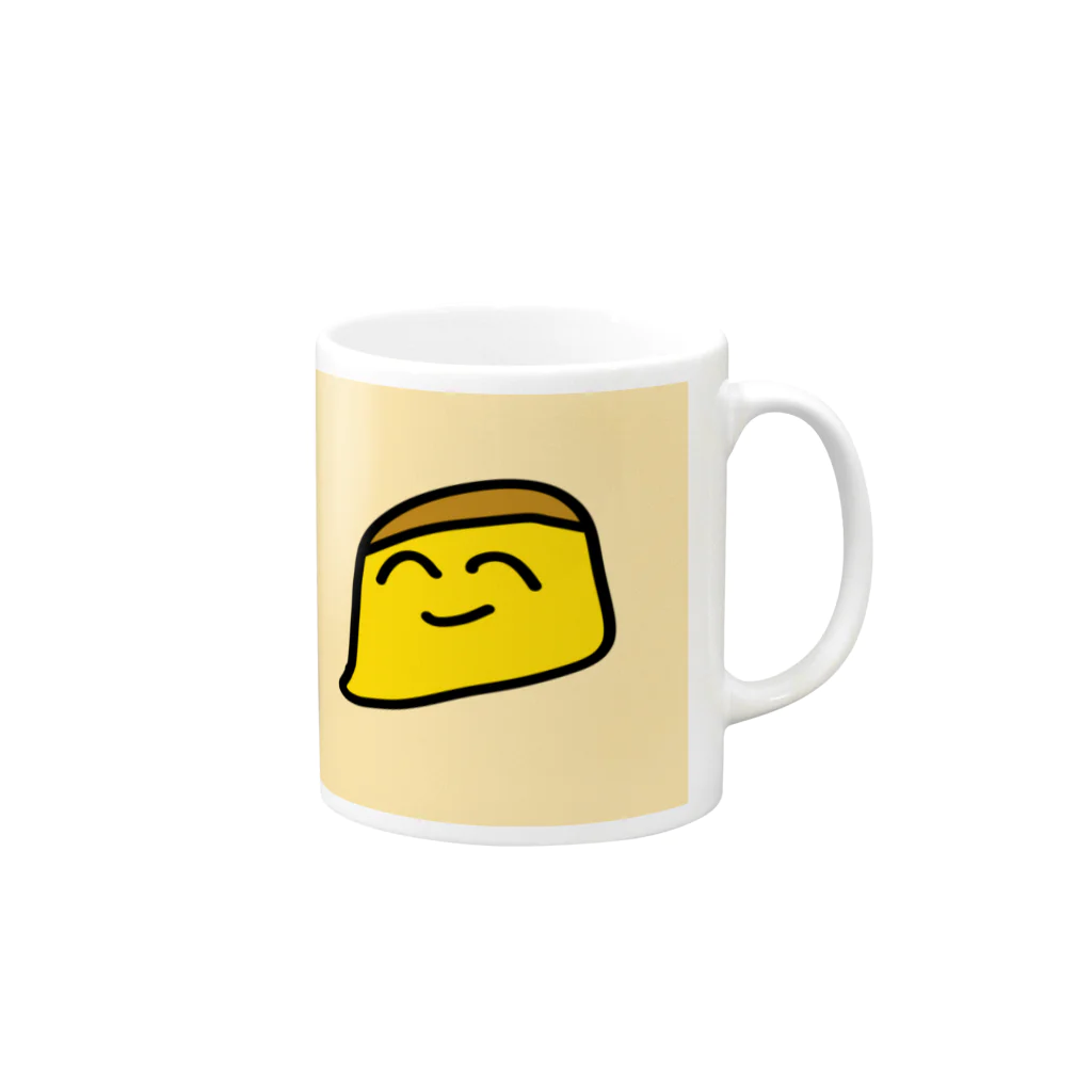 Smilesのプリン Mug :right side of the handle