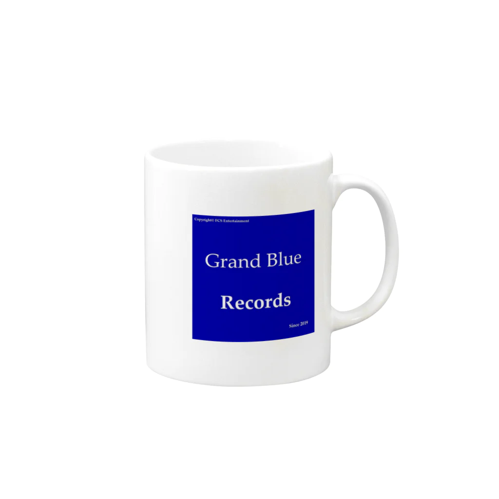 FCS EntertainmentのGrand Blue Records Mug :right side of the handle
