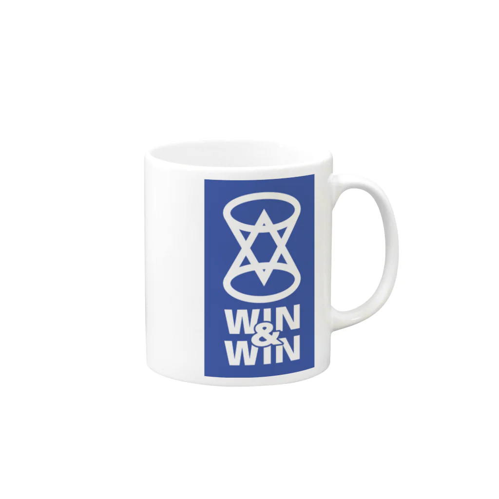 心を育てる学習塾 WIN&WINセミナーのWIN&WINセミナー Mug :right side of the handle