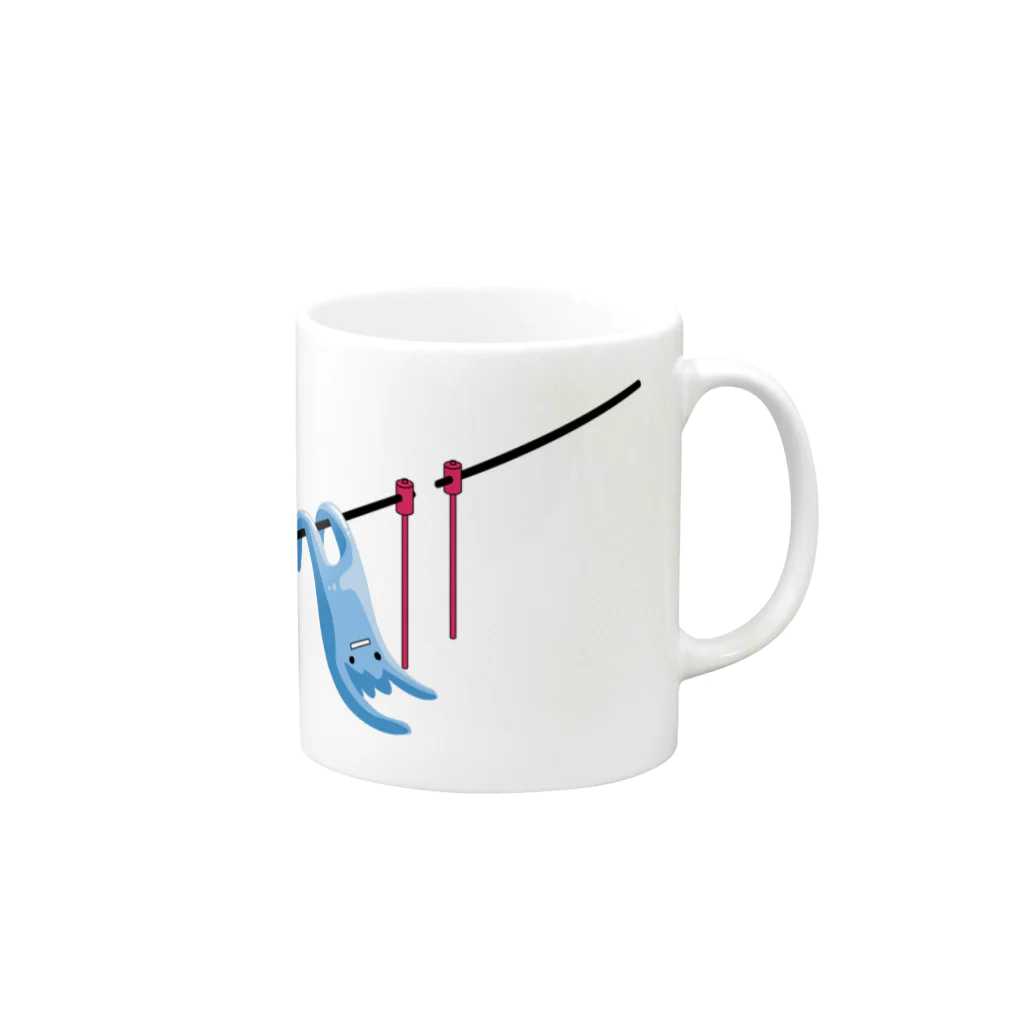 長ネギ京子のてつぼう Mug :right side of the handle