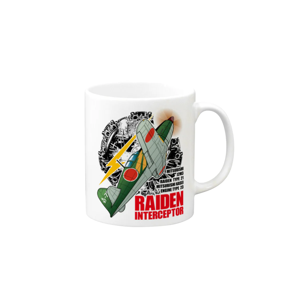 Atelier NyaoのRAIDEN INTERCEPTOR Mug :right side of the handle