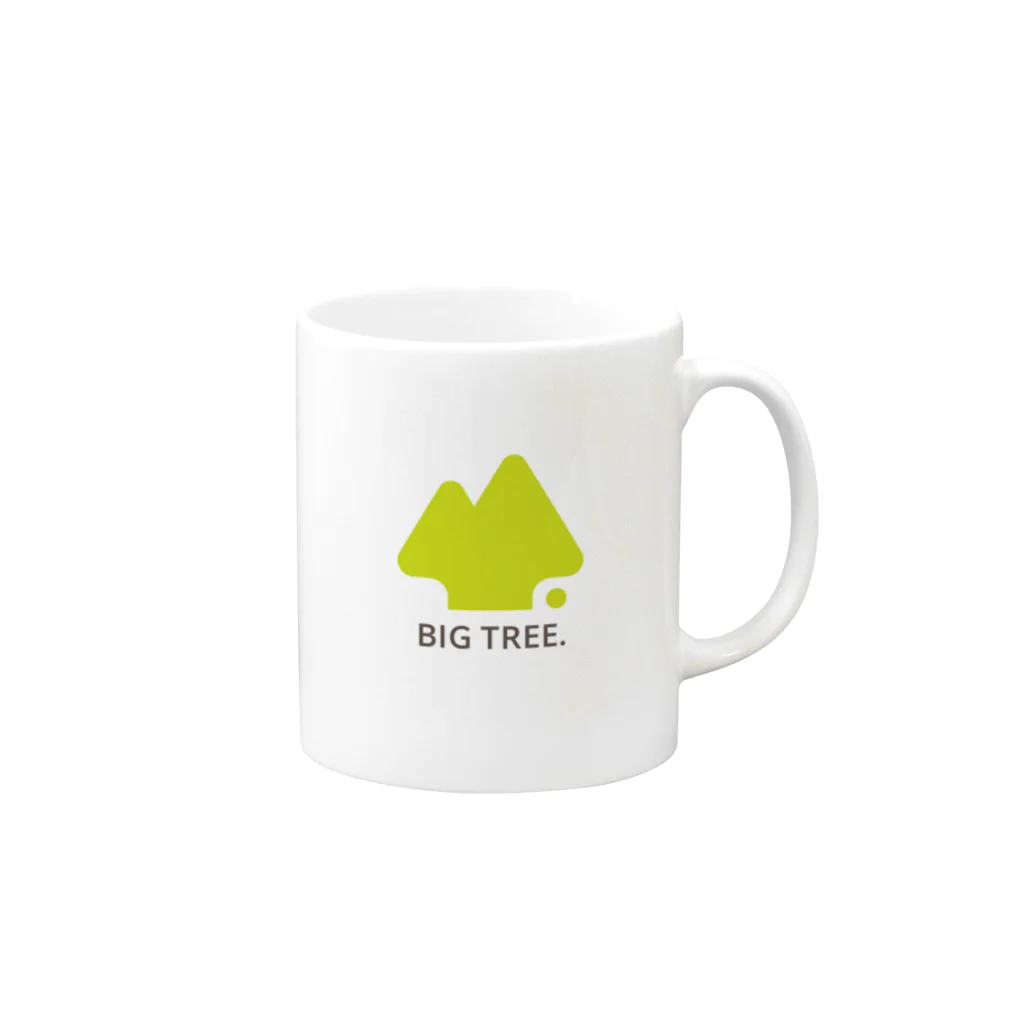 KOHEI＠健康のヨリドコロのＢＩＧＴＲＥＥ．縦 Mug :right side of the handle