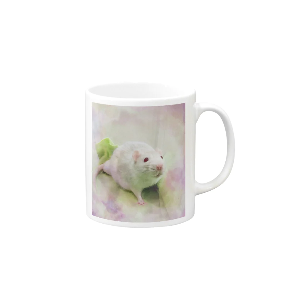 Fancy Rat　のゴルビー Mug :right side of the handle