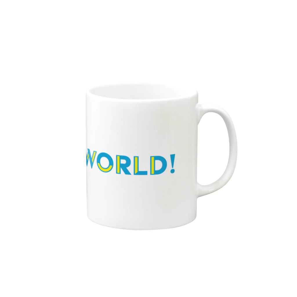 HelloWorld_suzuriのHelloWorld マグカップの取っ手の右面