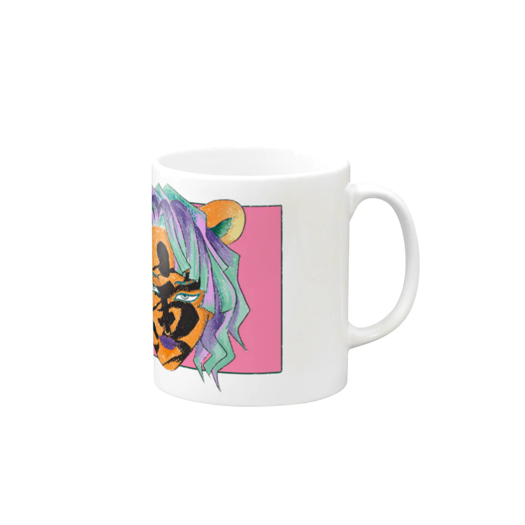 さかいの高待遇コウTigerくん Mug :right side of the handle