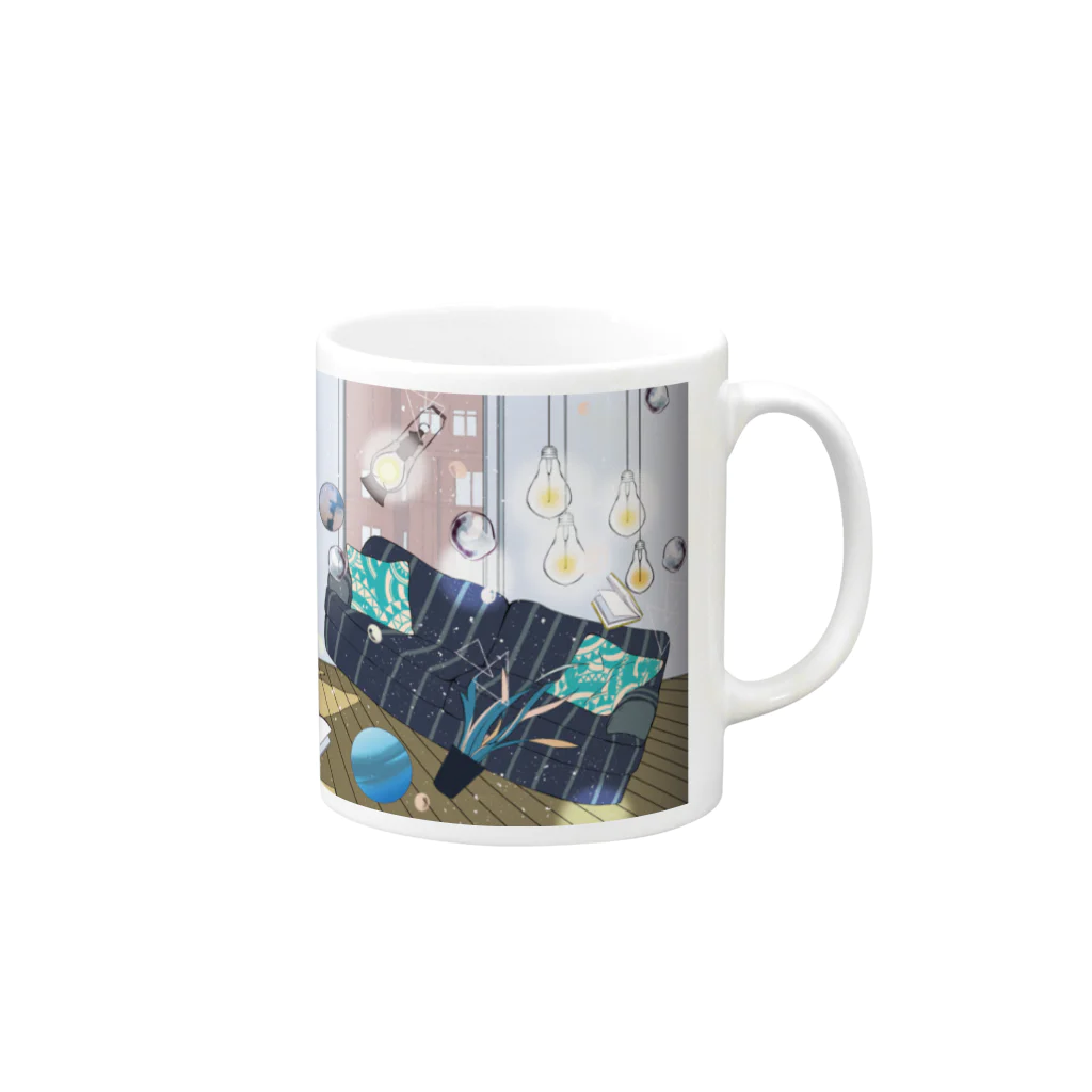 ZETTAI CHU-KAKUのアンバランス Mug :right side of the handle