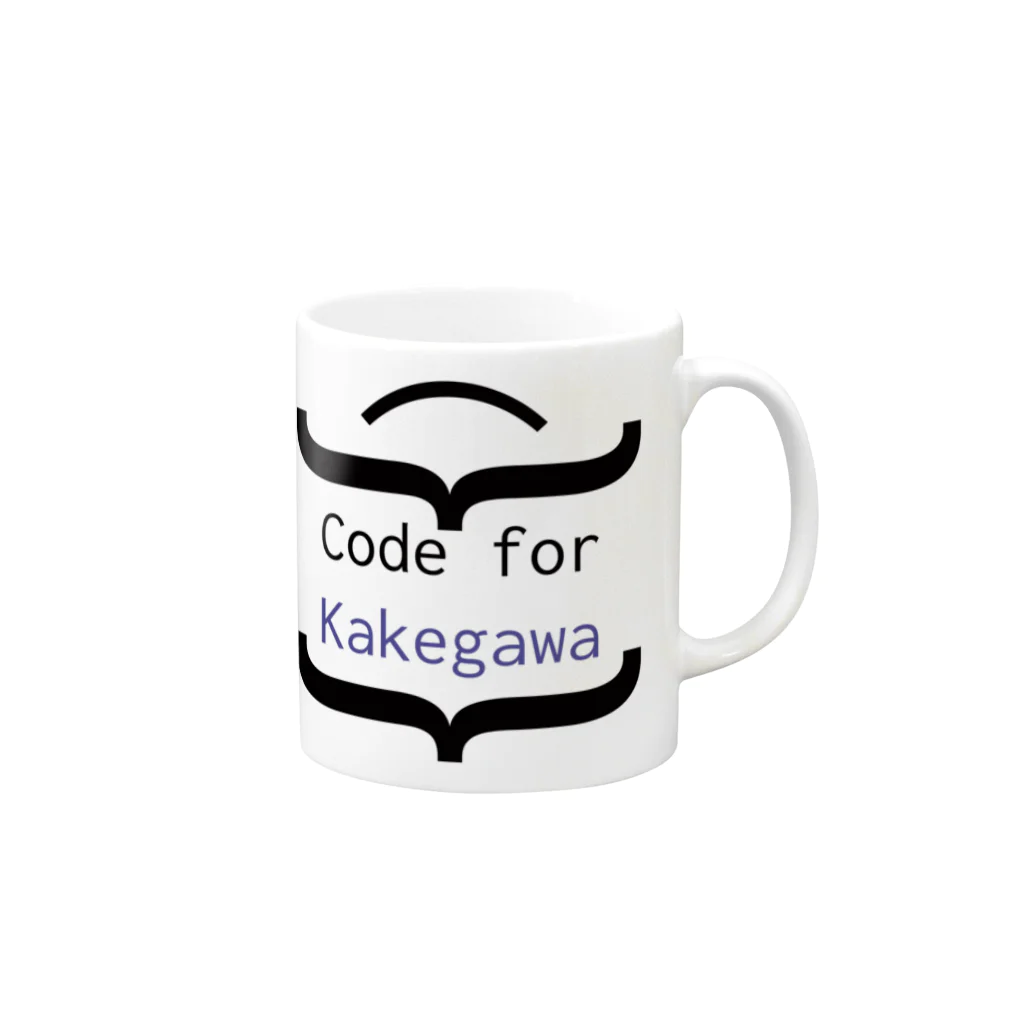 Code for Kakegawa Official ShopのCode for Kakegawa Logo Goods マグカップの取っ手の右面