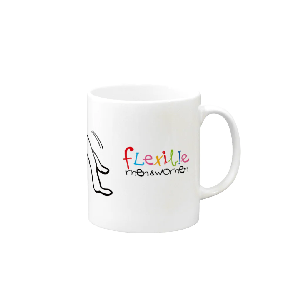 4star☆★☆のflexiblemenwomen,bridge Mug :right side of the handle