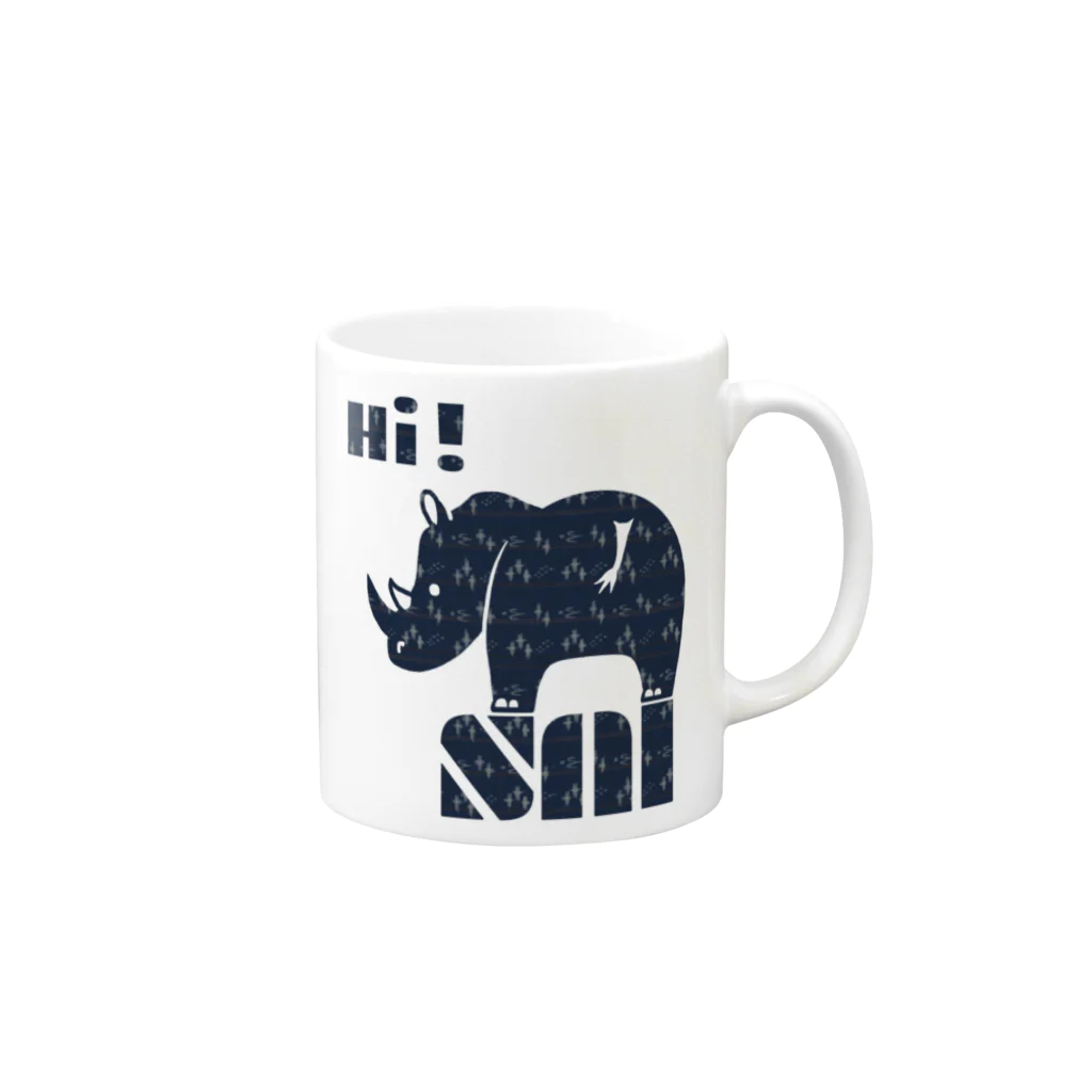 くいなの母のHi! SAI Mug :right side of the handle